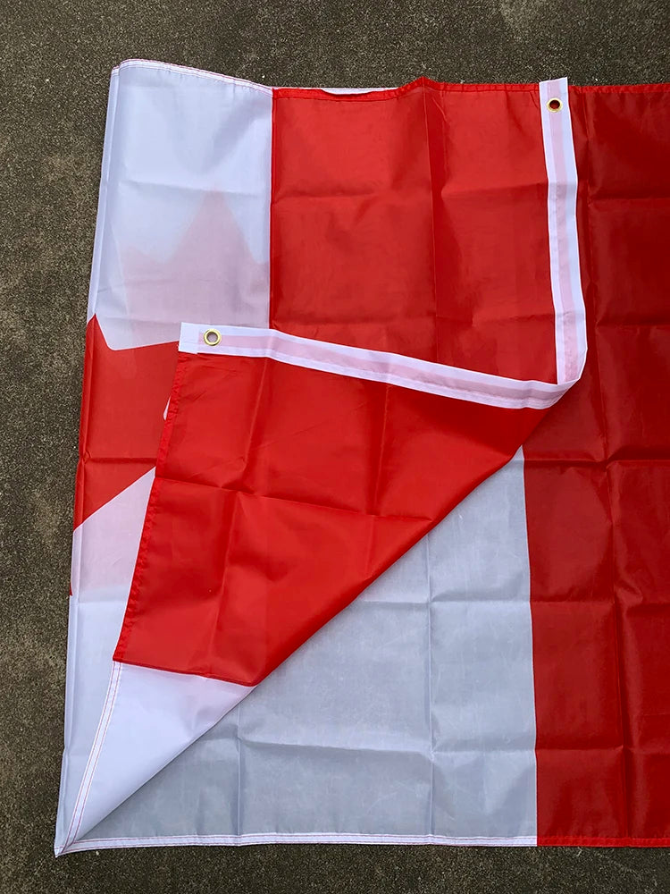 Z-ONE FLAG 3x5ft Canadian Flag 90*150cm polyester hanging Canadian banner  Indoor Outdoor Home decoration